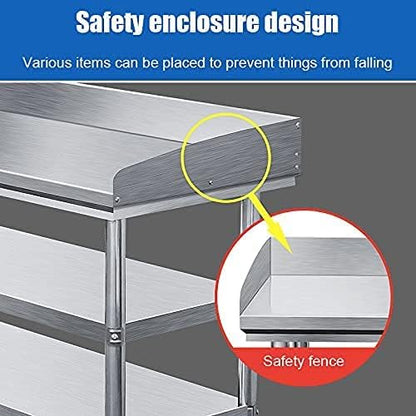 Steel Workbench 120×60×80 cm