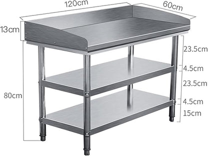 Steel Workbench 120×60×80 cm