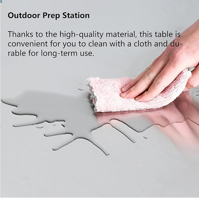 Steel Prep Table 120×50 cm