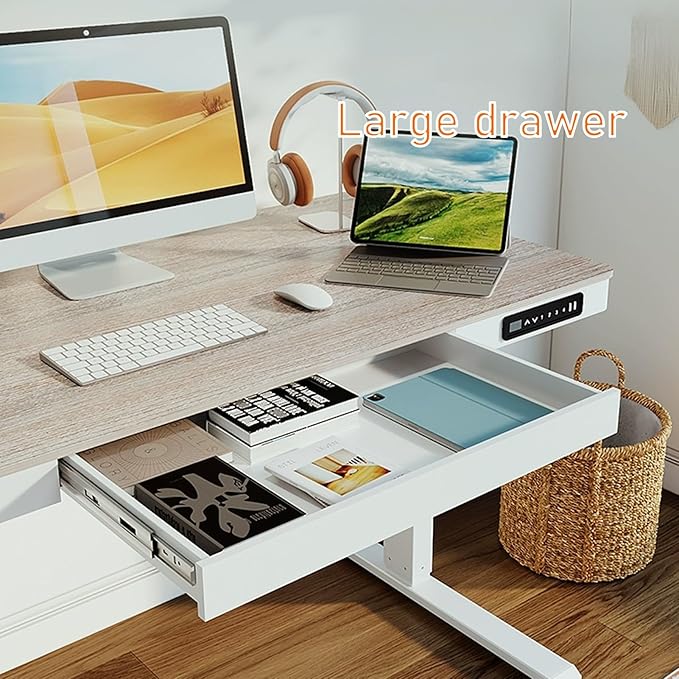 Standing Desk 140 cm White