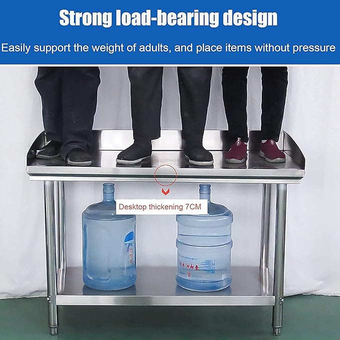 Steel Workbench 120×60×80 cm