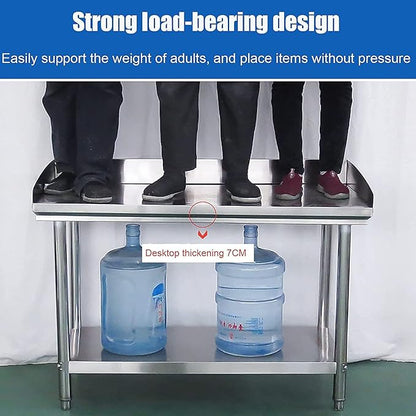 Steel Workbench 120×60×80 cm