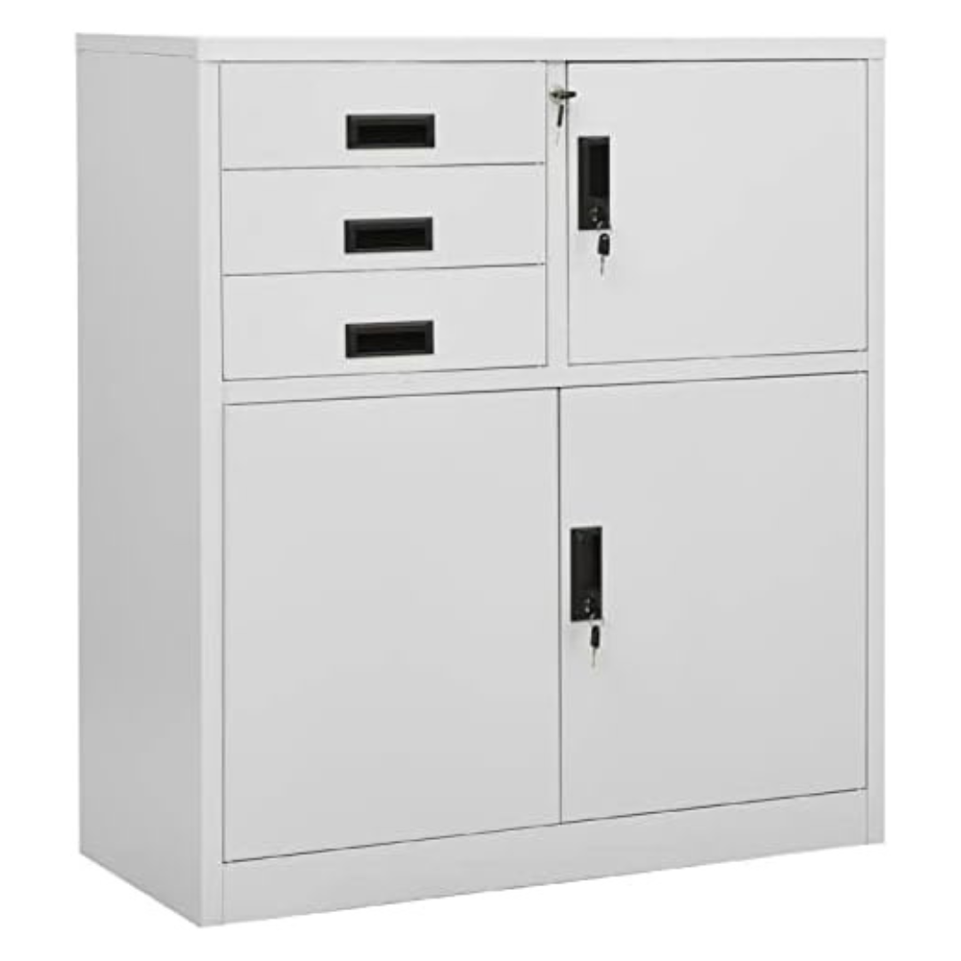 Metal Office Cabinet 90×40×102 cm